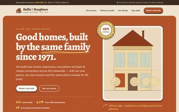 Bedrock — Earthy family builder — sand, rust, friendly serif