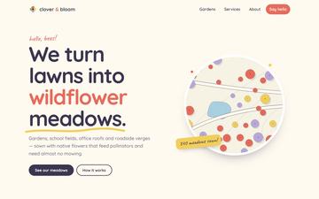 Meadow — Wildflower pastels, hand-drawn accents