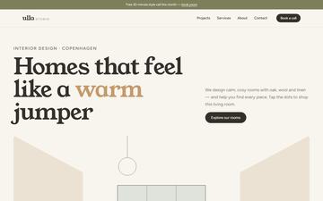 Oak & Wool — Scandinavian warm — oak, wool, soft sans