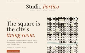 Piazza — Italian editorial — warm, classic